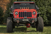 Load image into Gallery viewer, Rugged Ridge 07-18 Jeep Wrangler JK Arcus Front Bumper Set w/Tray & Hooks