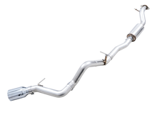 Load image into Gallery viewer, AWE Tuning 2021+ Ford Bronco 0FG Single Rear Exit Exhaust w/Chrome Silver Tip & Bash Guard