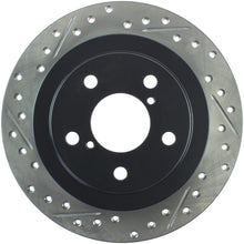 Load image into Gallery viewer, StopTech 05-06 Saab 9-2X AWD / 02-05 Impreza WRX / 02 WRX STi Slotted & Drilled Right Rear Rotor