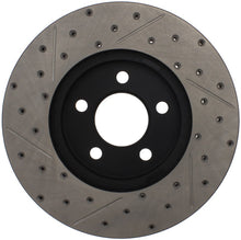 Load image into Gallery viewer, StopTech 03-09 Lincoln Town Car / 03-09 Mercury Grand Marquis Front Left Slotted & Drilled Rotor