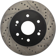 Load image into Gallery viewer, StopTech 05-10 GMC Sierra 1500 (w Rear Drum) / 07-09 GMC Yukon Front Right Slotted & Drilled Rotor