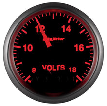 Load image into Gallery viewer, Autometer Elite 52.4mm Peak & Warn w/ Electronic Control 8-18 Volt Voltmeter
