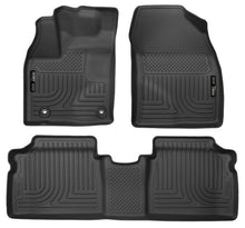 Load image into Gallery viewer, Husky Liners 2015 Toyota Prius WeatherBeater Black Front & 2nd Seat Floor Liners