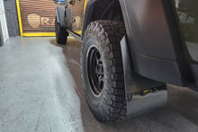 Load image into Gallery viewer, Rally Armor 19-23 Jeep JT Gladiator Mojave/Rubicon Black Mud Flap w/ Army Green Logo