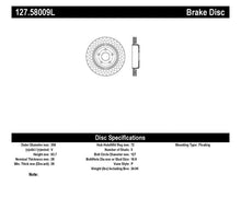 Load image into Gallery viewer, StopTech 12-15 Jeep Cherokee SRT8 Sport Slotted & Drilled Rear Driver Side Brake Rotor
