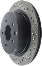Load image into Gallery viewer, StopTech 03-05 350Z / 03-04 G35 / 03-05 G35X SportStop Slotted & Drilled Rear Right Rotor