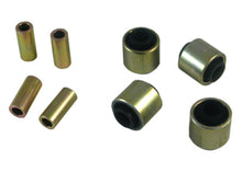 Load image into Gallery viewer, Whiteline Plus 9/89-8/09 Subaru Legacy Rear Control Arm Lower Front Inner & Outer Bushing Kit