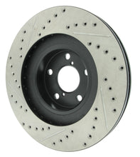 Load image into Gallery viewer, StopTech 02-10 Subaru WRX Slotted & Drilled Left Front Rotor (exc. STi)
