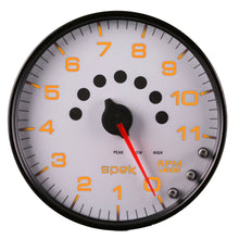 Load image into Gallery viewer, Autometer Spek-Pro Gauge Tachometer 5in 11K Rpm W/Shift Light & Peak Mem White/Black