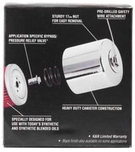 Load image into Gallery viewer, K&N Honda / Kawasaki / Arctic Cat / Suzuki / Triumph / Yamaha 2.688in OD x 2.969in H Oil Filter