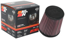 Load image into Gallery viewer, K&N Universal Clamp-On Air Filter 3-15/16in FLG / 5-1/2in B / 4-1/2in T / 6in H