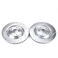 Load image into Gallery viewer, Power Stop 06-09 Cadillac XLR Front Evolution Drilled & Slotted Rotors - Pair