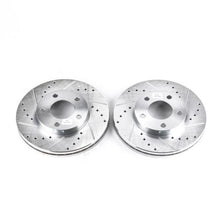 Load image into Gallery viewer, Power Stop 94-04 Ford Mustang Front Evolution Drilled & Slotted Rotors - Pair