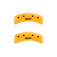 Load image into Gallery viewer, MGP 4 Caliper Covers Engraved Front & Rear MGP Black finish silver ch