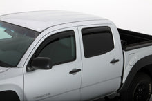 Load image into Gallery viewer, AVS 05-15 Toyota Tacoma Double Cab Ventvisor In-Channel Front & Rear Window Deflectors 4pc - Smoke
