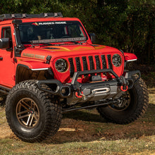Load image into Gallery viewer, Rugged Ridge Venator Front Bumper W/Overrider & Winch Tray JL