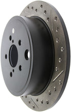 Load image into Gallery viewer, StopTech 08-10 Impreza WRX (Exc STi)/08-10 Impreza Coupe/Sedan Slotted & Drilled Left Rear Rotor