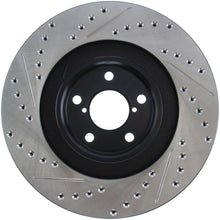 Load image into Gallery viewer, StopTech 02-10 Subaru WRX Slotted & Drilled Left Front Rotor (exc. STi)