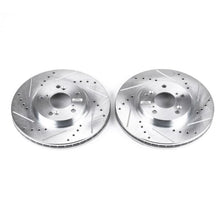 Load image into Gallery viewer, Power Stop 01-03 Acura CL Front Evolution Drilled & Slotted Rotors - Pair