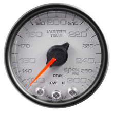 Load image into Gallery viewer, AutoMeter Gauge Water Temp 2-1/16in. 300 Deg. F Stepper Motor W/Peak & Warn Slvr/Blk Spek