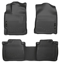 Load image into Gallery viewer, Husky Liners 10-13 Lexus RX350/RX450h WeatherBeater Black Front & 2nd Seat Floor Liners