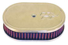 Load image into Gallery viewer, K&N Custom Racing Assembly Oval Red 7in O/S Length - 4.5in O/S Width - 2in Height