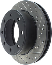 Load image into Gallery viewer, StopTech 00-05 Ford Excursion 4WD / 99-04 F250/F350 Pickup Front Slotted & Drilled Left Rotor