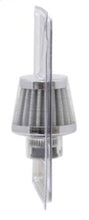 Load image into Gallery viewer, K&N 2in Base OD x .375in Flange ID x 1.75in H Rubber Base Crankcase Vent Filter - White