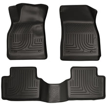 Load image into Gallery viewer, Husky Liners 13 Chevy Malibu WeatherBeater Black Front & 2nd Seat Floor Liners