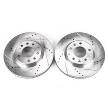 Load image into Gallery viewer, Power Stop 07-12 Mazda CX-7 Front Evolution Drilled & Slotted Rotors - Pair