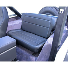 Load image into Gallery viewer, Rugged Ridge Fold & Tumble Rear Seat Black 76-86 Jeep CJ7/Laredo/Renegade