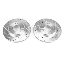 Load image into Gallery viewer, Power Stop 17-19 Hyundai Ioniq Front Evolution Drilled & Slotted Rotors - Pair