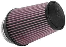 Load image into Gallery viewer, K&N Universal Clamp-On Air Filter 4in FLG / 6in B / 4in T / 7in H
