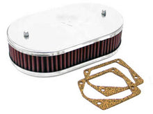 Load image into Gallery viewer, K&N Custom Racing Assembly Bolt On Oval 6-8 Air Filter 2.188in Height 5.125 ID 3.156in Flange