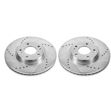 Load image into Gallery viewer, Power Stop 10-12 Hyundai Santa Fe Front Evolution Drilled & Slotted Rotors - Pair