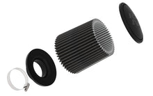 Load image into Gallery viewer, K&N Universal Round Clamp-On Air Filter 3in ID 9in Height 6in Base OD 5.25 Top OD