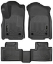 Load image into Gallery viewer, Husky Liners 16-22 Dodge Durango Weatherbeater Black Front & 2nd Seat Floor Liners
