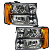 Load image into Gallery viewer, Oracle Lighting 07-13 GMC Sierra Pre-Assembled LED Halo Headlights - (Round Ring Design) -UV/Purple