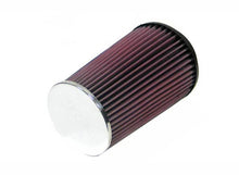 Load image into Gallery viewer, K&N Universal Chrome Filter 4 inch FLG / 5 3/8 inch Bottom / 4 1/2 inch Top / 8 inch Height