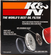 Load image into Gallery viewer, K&N Suzuki / Arctic Cat / Cagiva / Kawasaki / Kymco / Aprilia 2.813in OD x 3.031in H Oil Filter