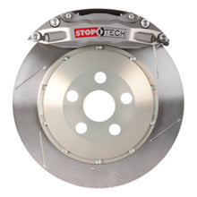 Load image into Gallery viewer, StopTech BBK 08+ BMW 135i Rear 345x28 Trophy Anodized ST-40 Calipers Slotted Rotors Pads & SS Lines