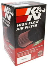 Load image into Gallery viewer, K&N Filter Universal Rubber Filter 2 1/2 inch Flange 6 inch Base 5 inch Top 6 1/2 inch Height