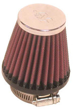 Load image into Gallery viewer, K&N Universal Clamp-On Air Filter 1 7/8 in FLG / 3in B / 2in T / 3in H