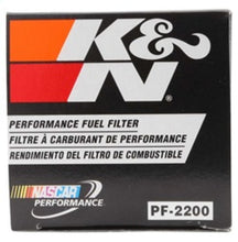 Load image into Gallery viewer, K&N Cellulose Media Fuel Filter 3in OD x 5.625in L