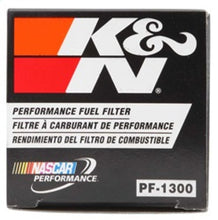 Load image into Gallery viewer, K&N Cellulose Media Fuel Filter 1.688in OD x 3.813in L