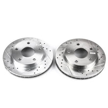 Load image into Gallery viewer, Power Stop 94-99 Dodge Ram 1500 Front Evolution Drilled & Slotted Rotors - Pair