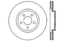 Load image into Gallery viewer, StopTech 05-09 Chrysler 300 (5.7L V8 exc SRT-8) Front Left Slotted & Drilled Rotor