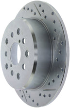 Load image into Gallery viewer, StopTech 01-05 Lexus IS300 / 02-10 Lexus SC430 Sport Slotted & Drilled Rear Left Brake Rotor