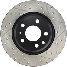 Load image into Gallery viewer, StopTech Power Slot 09-10 Audi A4/A4 Quattro / 08-10 A5 / 10 S4 Rear Left Drilled & Slotted Rotor