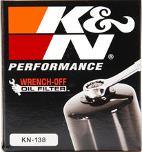 Load image into Gallery viewer, K&N Suzuki / Arctic Cat / Cagiva / Kawasaki / Kymco / Aprilia 2.813in OD x 3.031in H Oil Filter